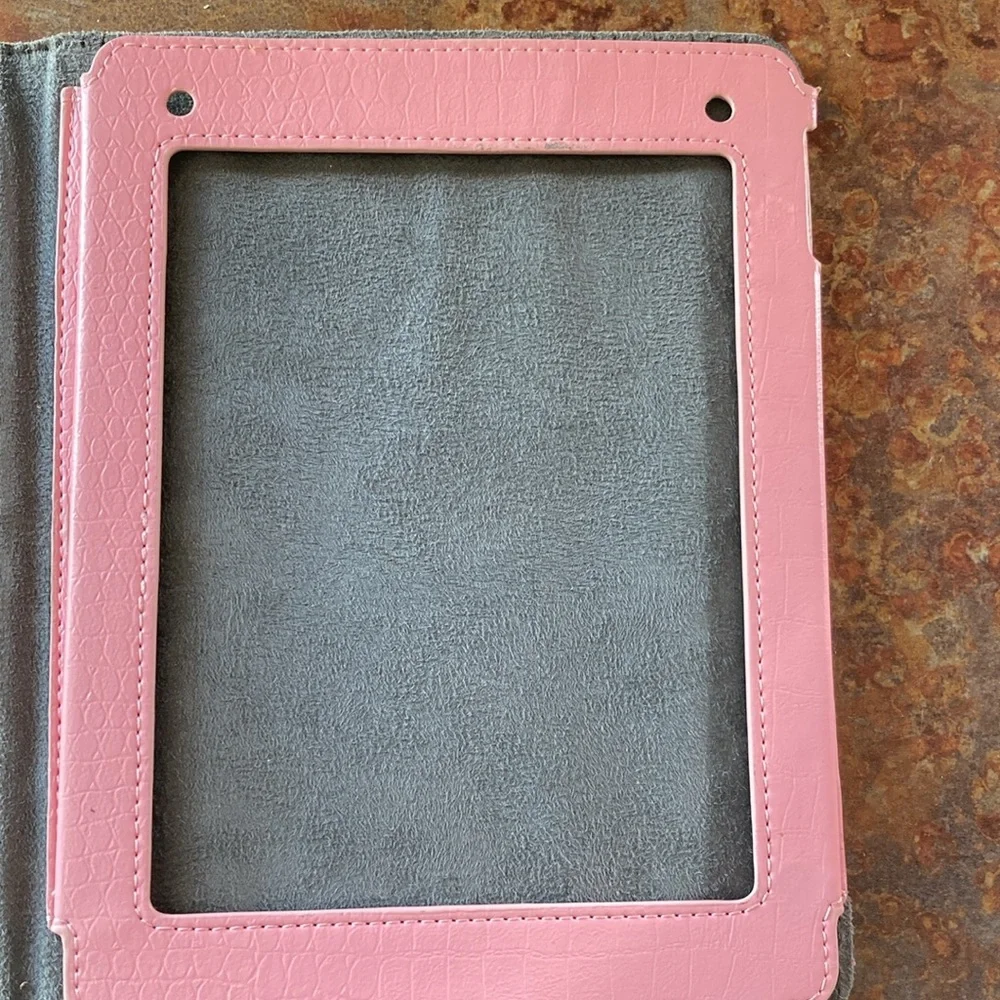 Pandigital light pink leather tablet case
